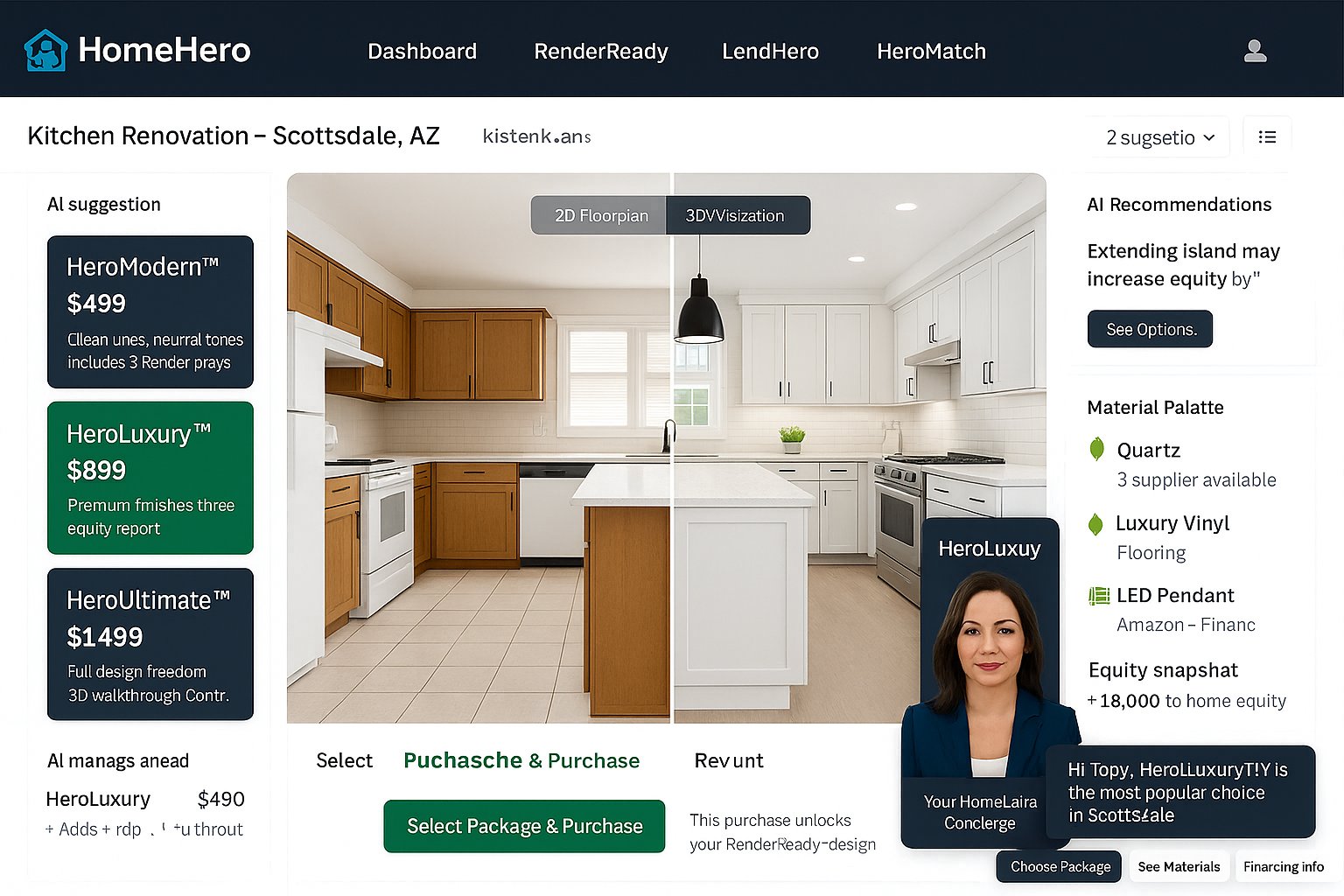 RenderReady Design Studio — Kitchen Renovation Scottsdale AZ